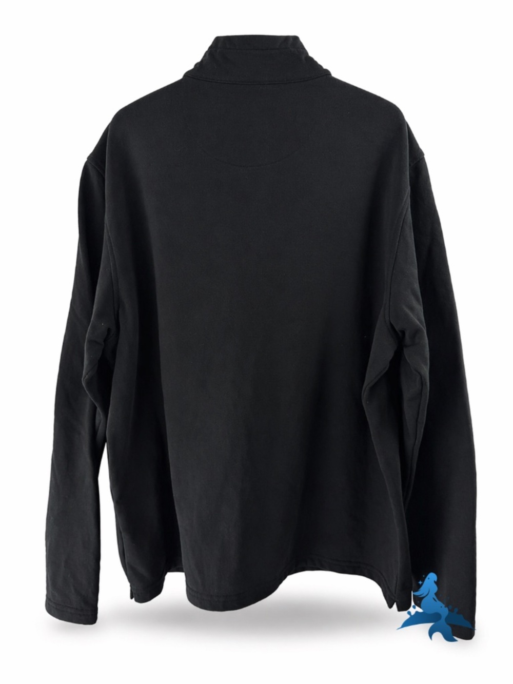 1306 - UNTUCKit - Parkson Snap Fleece Pullover - Mock Neck - XXL - Black - Picture 8 of 14